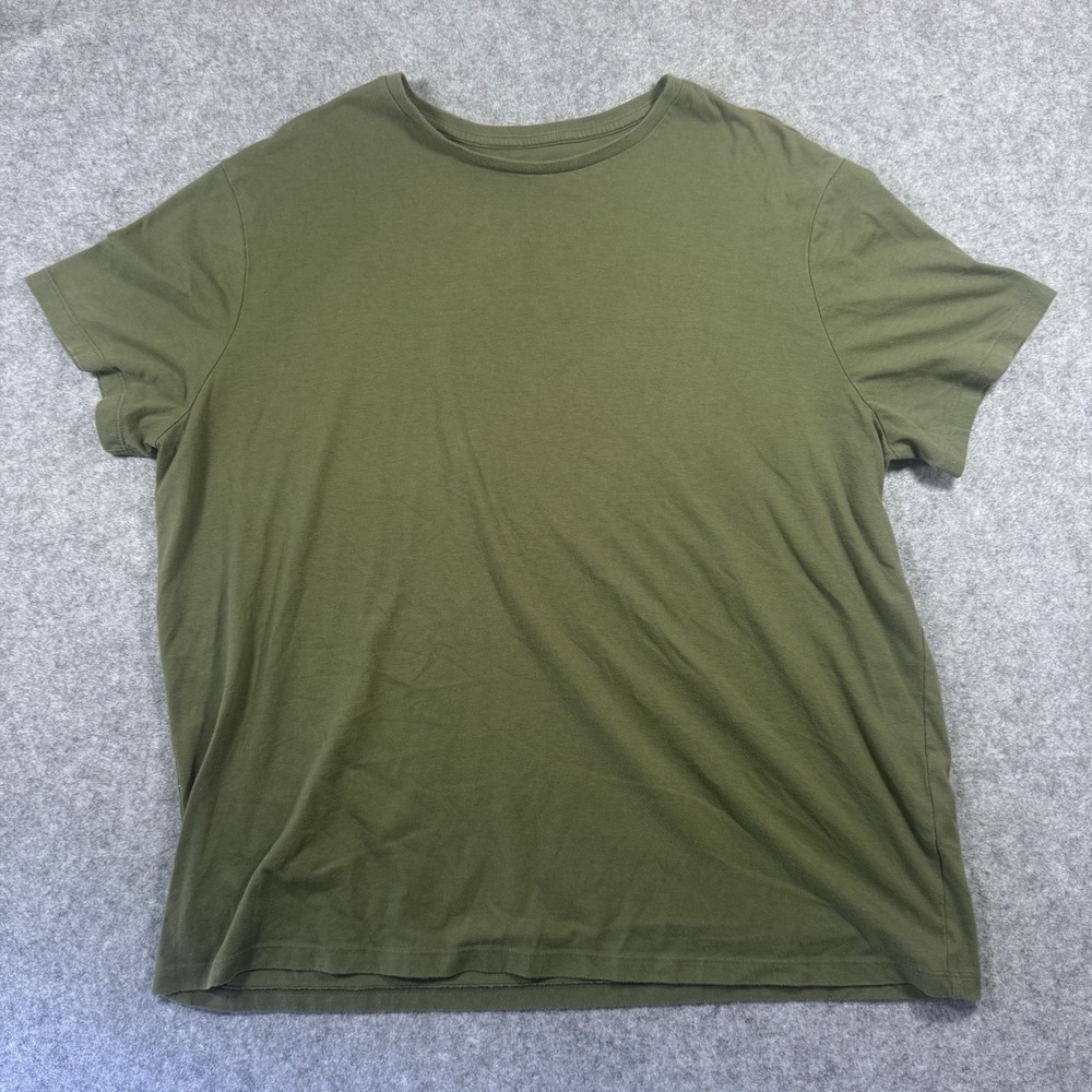 Goodfellow Lyndale Tee T-Shirt XL Olive Green Short Sleeve Cotton Blend
